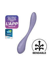 Satisfyer - G-Spot Flex 5+ - Flexibele G-Spot Vibrator - Met App Control - Lila-Erotiekvoordeel.nl