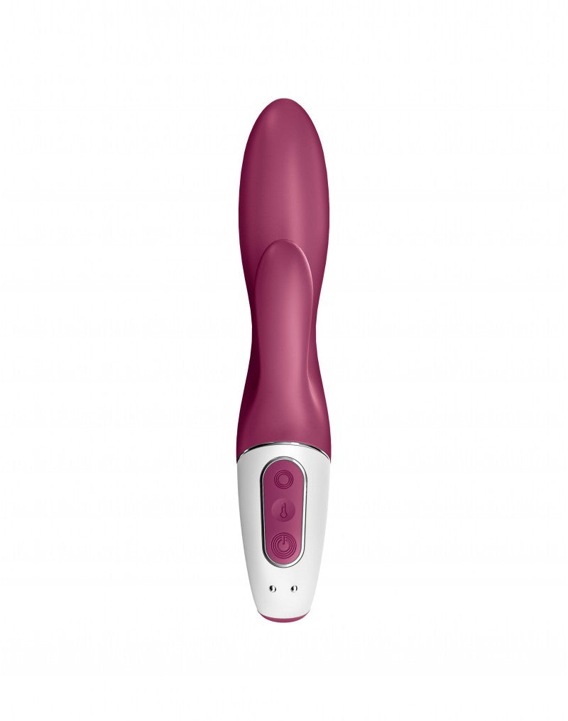 Satisfyer - Heated Affair - Verwarmde G-spot Vibrator En Rabbit Vibrator - Met App Control - Berry Rood-Erotiekvoordeel.nl