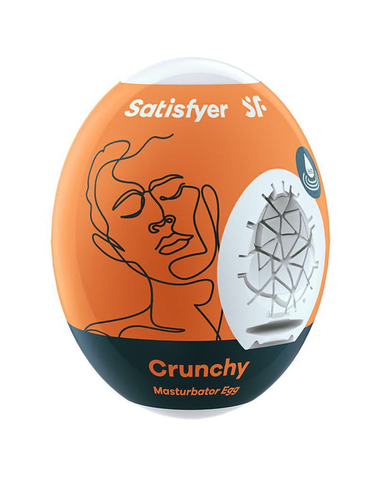 Satisfyer - Mini Masturbator Crunchy - Oranje-Erotiekvoordeel.nl
