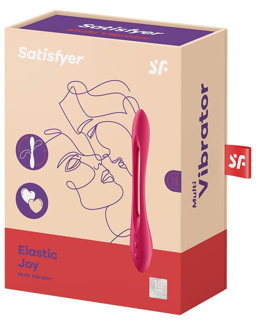 Satisfyer - Multifunctionale Buigbare Vibrator Elastic Game - Rood-Erotiekvoordeel.nl