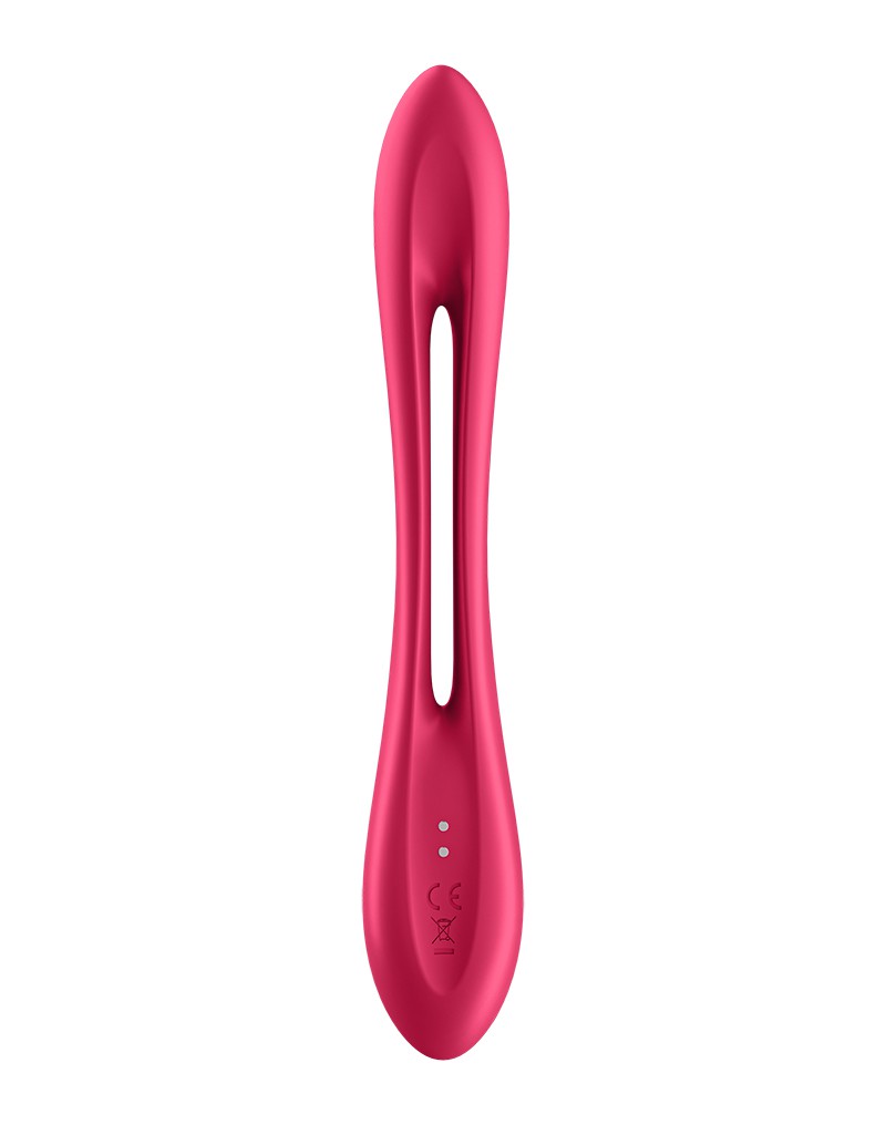 Satisfyer - Elastic Game - Multifunctionele Buigbare Vibrator - Rood-Erotiekvoordeel.nl