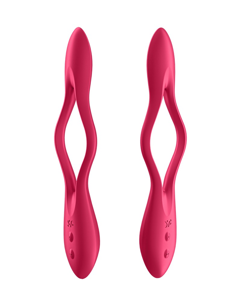 Satisfyer - Elastic Game - Multifunctionele Buigbare Vibrator - Rood-Erotiekvoordeel.nl