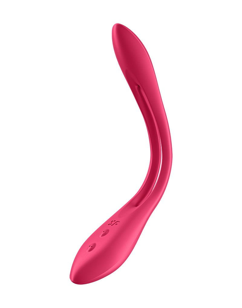 Satisfyer - Elastic Game - Multifunctionele Buigbare Vibrator - Rood-Erotiekvoordeel.nl