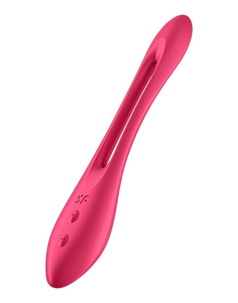 Satisfyer - Elastic Game - Multifunctionele Buigbare Vibrator - Rood-Erotiekvoordeel.nl