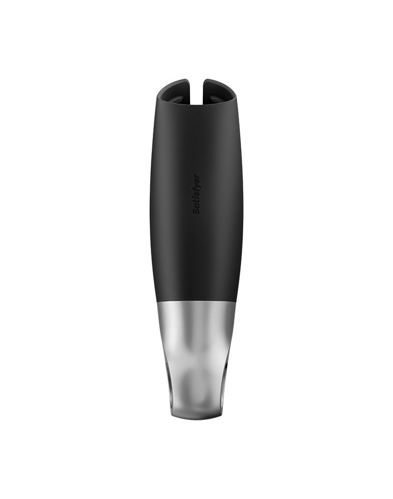 Satisfyer - Power Masturbator - Met App Control - Zwart/Zilver-Erotiekvoordeel.nl