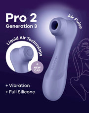 Satisfyer - Pro 2 Generation 3 - Luchtdruk Vibrator - Lila-Erotiekvoordeel.nl