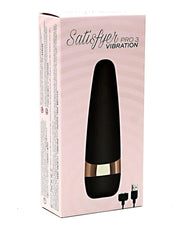 Satisfyer - Pro 3 - Vibratore ad aria compressa con vibrazione extra - Nero-Erotiekvoordeel.nl