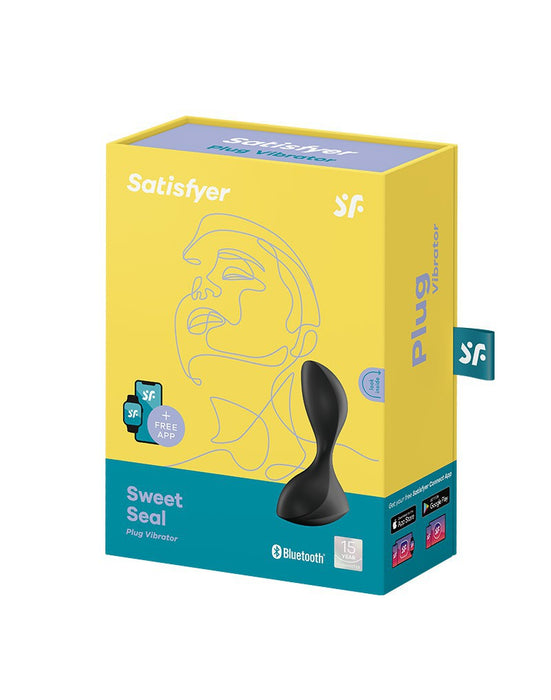 Satisfyer - Sweet Seal - Anaal Vibrator Met App Control - Zwart-Erotiekvoordeel.nl