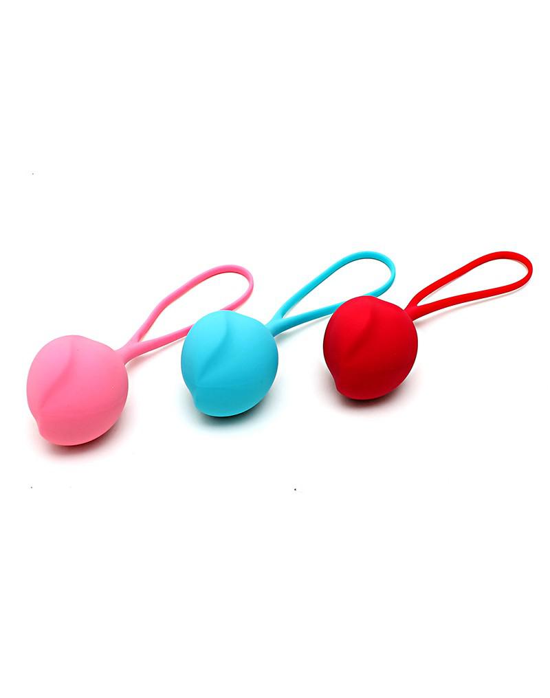Satisfyer - Palline vaginali - Allenatore per il pavimento pelvico - Set da 3 - Rosso/Rosa/Blu - Beginner-Erotiekvoordeel.nl