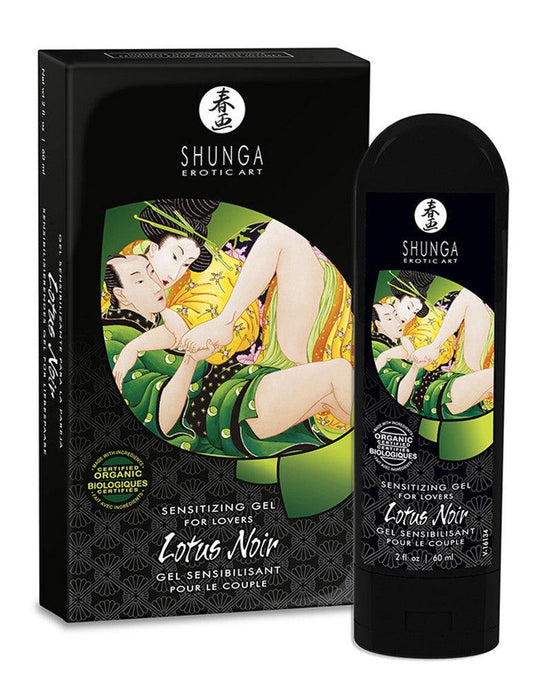 Shunga - Sensitizing gel for lovers - Lotus Noir - 60 ml-Erotiekvoordeel.nl