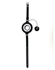 Rimba - Siliconen Mondknevel - Gag Met gootsteen stop - Zwart-Erotiekvoordeel.nl