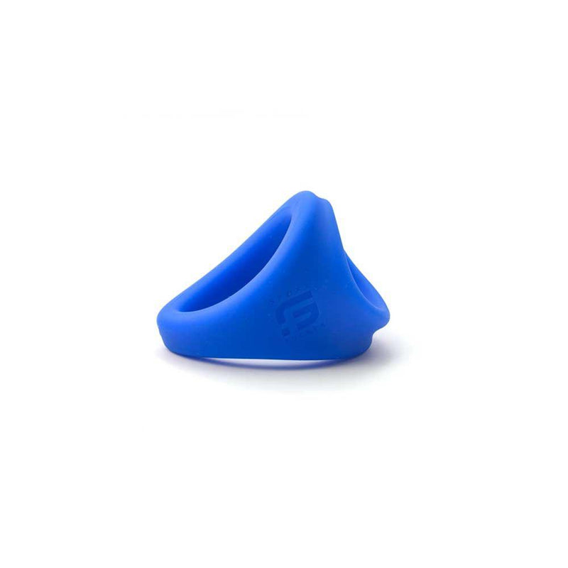Sport Fucker - Freeballer - Anillo para el pene y estirador de testículos - Silicona líquida - Azul - Erotiekvoordeel.nl
