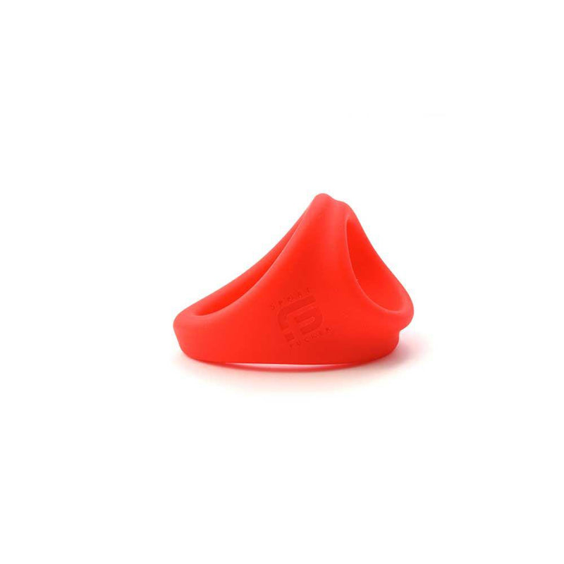 Sport Fucker - Freeballer - Cockring En Ballstretcher - Liquid Siliconen - Rood-Erotiekvoordeel.nl