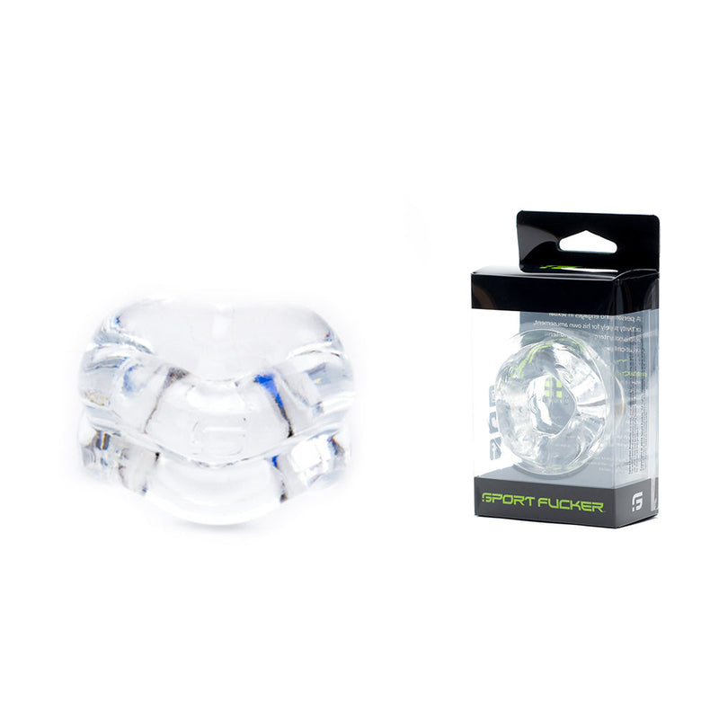 Sport Fucker - Revolution Ring - Dehnbarer Ballstretcher - Transparent - Erotiekvoordeel.nl