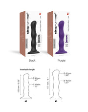 Strap-On-Me - Anal Dildo - Butt Plug Geisha Balls - Detachable Rotating Beads - Purple-Erotiekvoordeel.nl