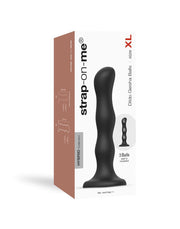 Strap-On-Me - Anal Dildo - Butt Plug Geisha Balls - Detachable Rotating Beads - Black-Erotiekvoordeel.nl
