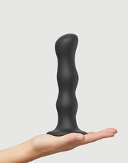 Strap-On-Me - Anal Dildo - Butt Plug Geisha Balls - Detachable Rotating Beads - Black-Erotiekvoordeel.nl