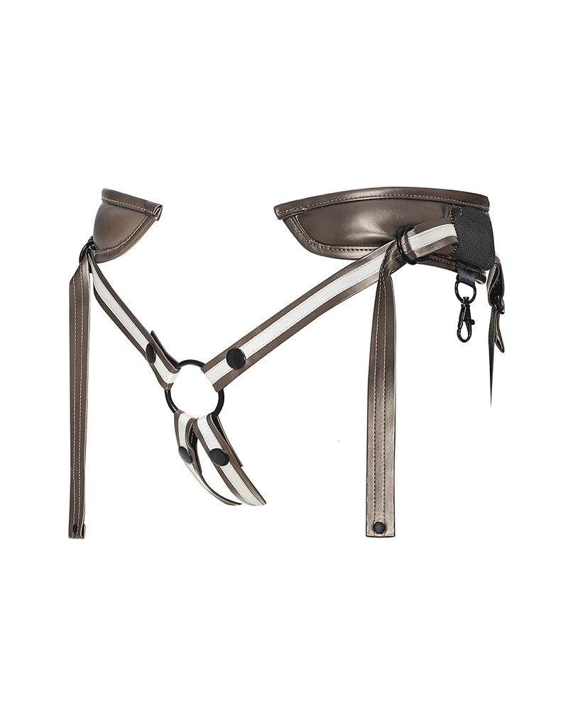 Strap-On-Me - Desirous - Strap-On Harness - PVC Leatherette - Bronze-Colored-Erotiekvoordeel.nl