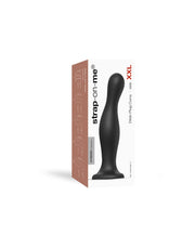 Strap-On-Me - Dildo Plug Curvy - Zwart-Erotiekvoordeel.nl