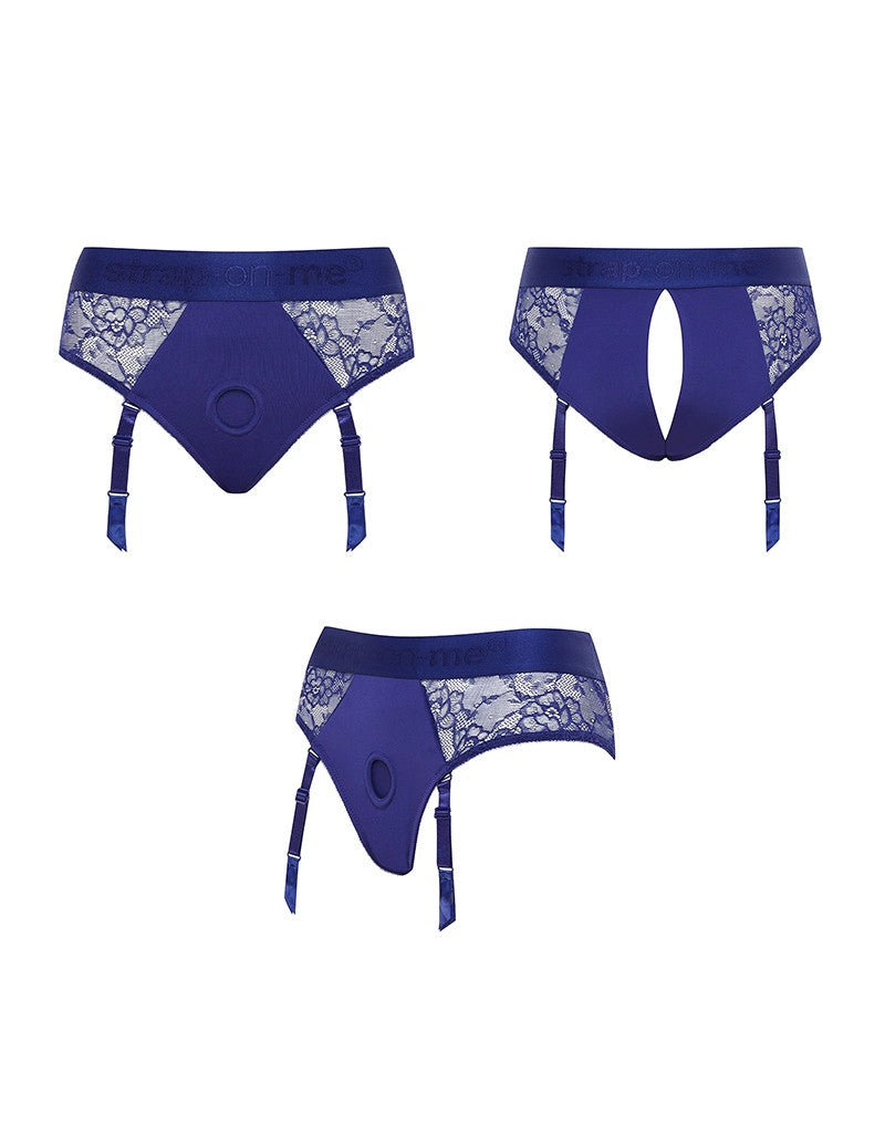 Strap-On-Me - Diva - Strap-On Harnas - Blauw-Erotiekvoordeel.nl
