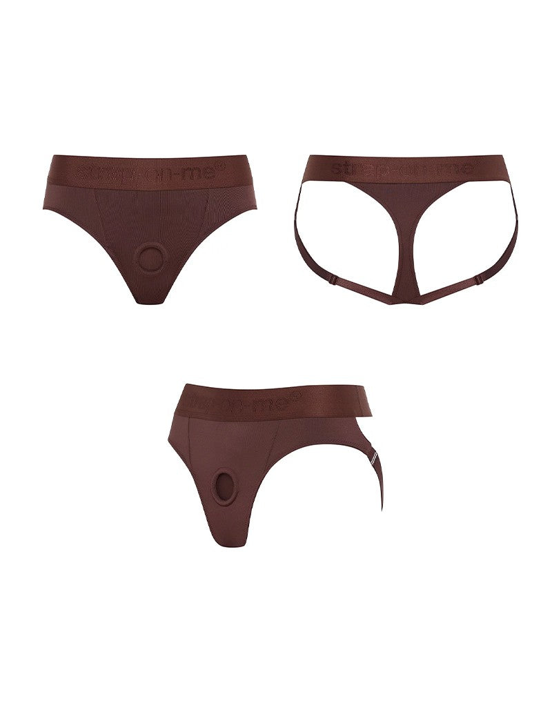 Strap-On-Me - Heroine - Strap-On Harnas - Bruin-Erotiekvoordeel.nl