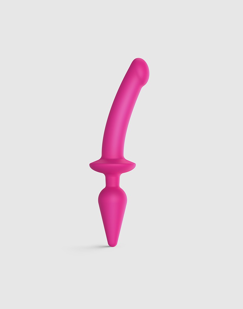 Strap-On-Me - Switch Plug - 2-in-1 Dildo & Butt Plug - Pink-Erotiekvoordeel.nl