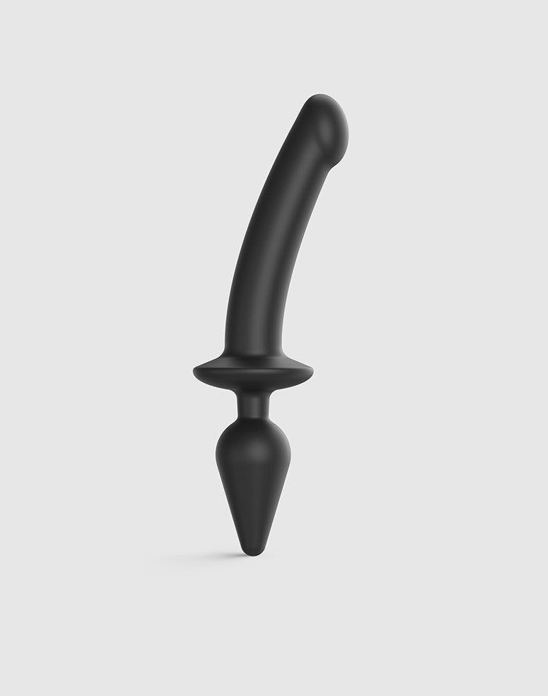 Strap-On-Me - Switch Plug - 2-in-1 Dildo & Butt Plug - Black-Erotiekvoordeel.nl