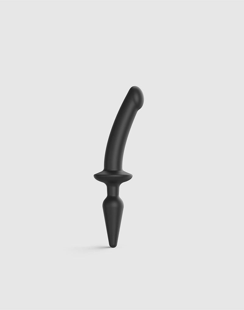Strap-On-Me - Switch Plug - 2-in-1 Dildo & Butt Plug - Black-Erotiekvoordeel.nl