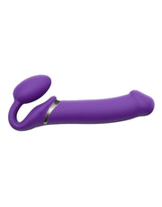 Strap-On-Me - Strap-on vibrador sin correas - 3 motores - Morado-Erotiekvoordeel.nl