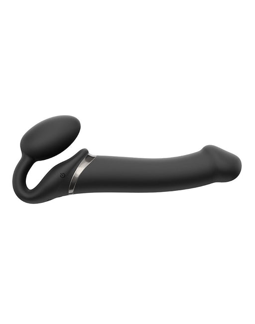 Strap-On-Me - Strap-on vibrador sin correas - 3 motores - Negro-Erotiekvoordeel.nl