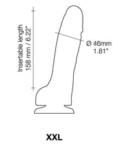 Strap-On-Me - Sliding Skin Realistische Dildo - Lichte Huidskleur-Erotiekvoordeel.nl