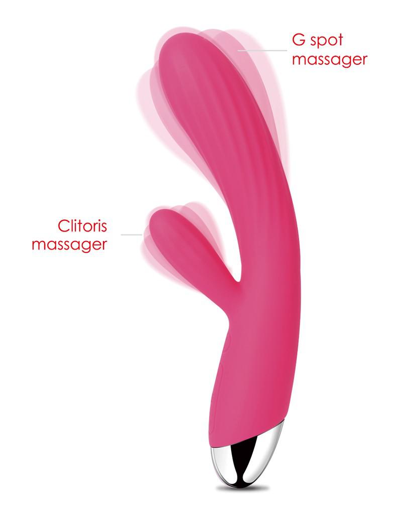 Svakom - Angel - Verwarmende Vibrator - Roze-Erotiekvoordeel.nl