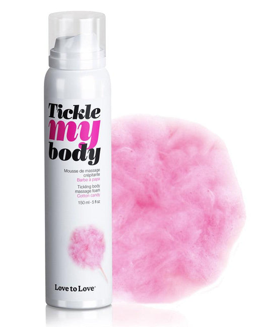 Tickle my Body Massagemousse - Cotton Candy-Erotiekvoordeel.nl
