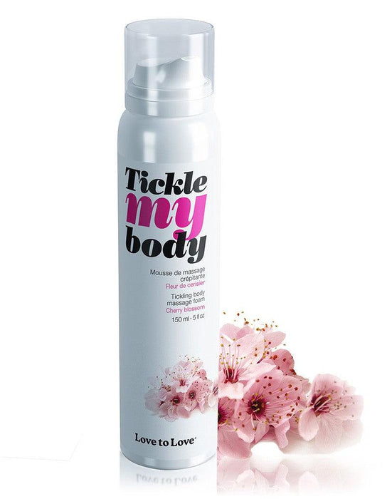 Tickle my Body Massagemousse - Kersenbloesem-Erotiekvoordeel.nl