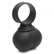 Trinity Vibes 28x Ball Stretcher vibrante - Nero in silicone-Erotiekvoordeel.nl