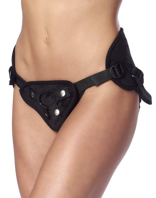 Rimba - Verstelbaar Strap-on Harnas - Zwart-Erotiekvoordeel.nl