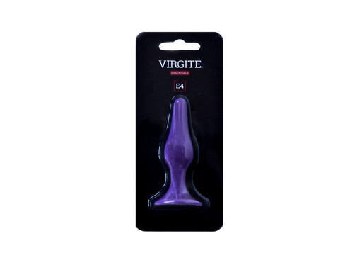 Virgite - Buttplug Met Zuignap 11,5 cm - Paars-Erotiekvoordeel.nl