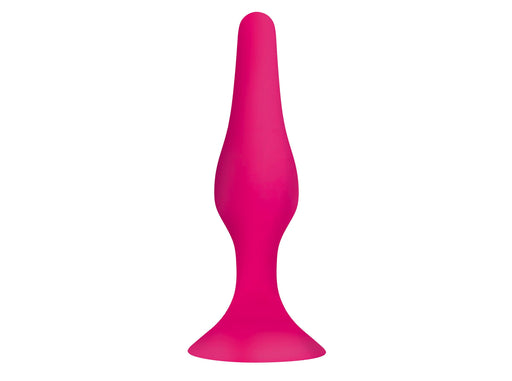 Virgite - Buttplug Met Zuignap 11,5 cm - Roze-Erotiekvoordeel.nl