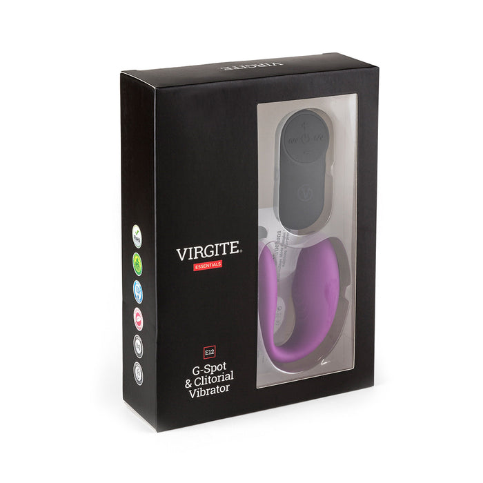 Virgite - G-spot & Clitorale Vibrator E12 - Paars-Erotiekvoordeel.nl