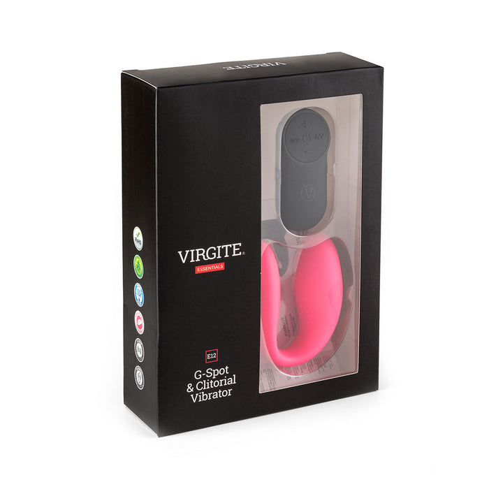 Virgite - G-spot & Clitorale Vibrator E12 - Roze-Erotiekvoordeel.nl