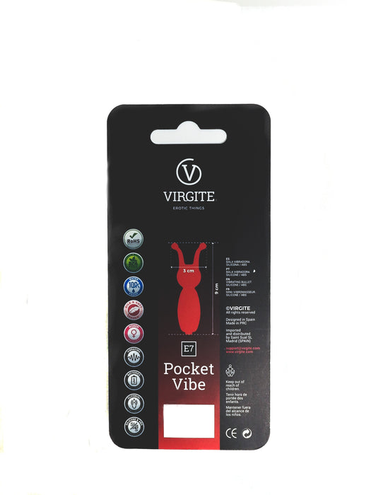 Virgite - Mini Vibrator Met Twee clitoris Antennes - Roze-Erotiekvoordeel.nl