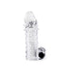 Virgite - S11 Realistische Penis Sleeve Met Vibratie - 15 cm- Transparant-Erotiekvoordeel.nl
