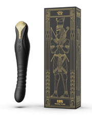 Zalo - King - Vibratore a spinta con tecnologia Powerthrust - Nero-Erotiekvoordeel.nl