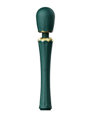 Zalo - Kyro - wibrator typu wand - z 2 końcówkami - szmaragdowozielony-Erotiekvoordeel.nl