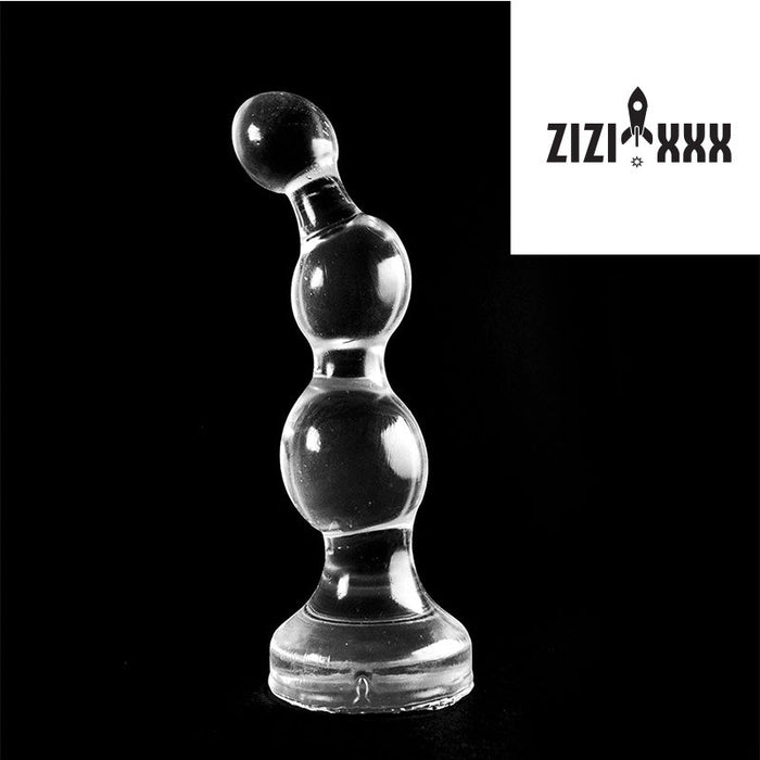 ZiZi - Buttplug Bolls 19 x 5 cm - Transparant-Erotiekvoordeel.nl