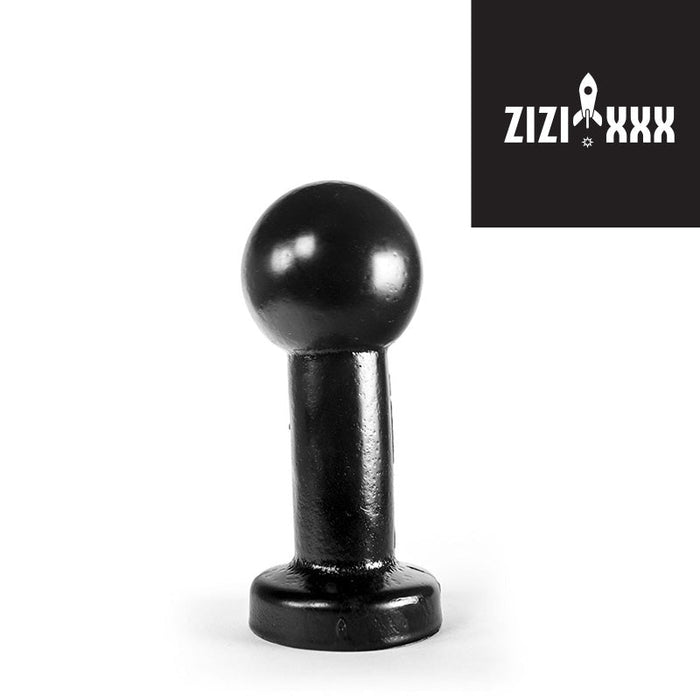 ZiZi - Buttplug Megani 14,5 x 6,5 cm - Zwart-Erotiekvoordeel.nl