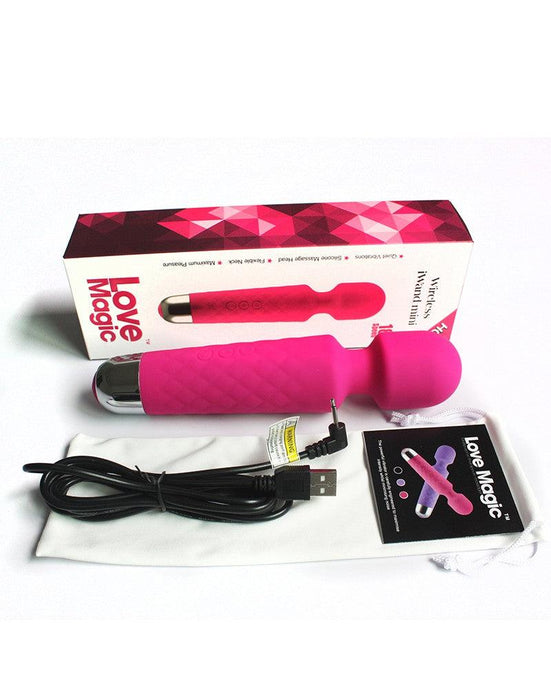 iWand Mini Wand Vibrator - Roze-Erotiekvoordeel.nl